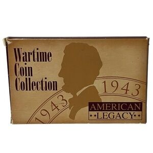 1943 Steel Lincoln Wheat Pennies Wartime Coin Set. Some rust see photos